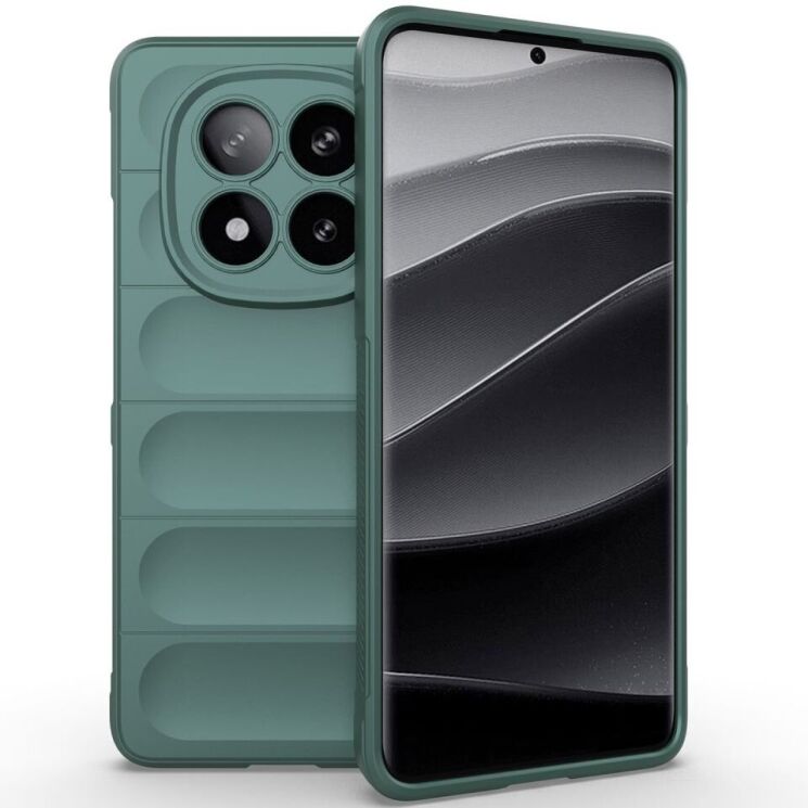 Защитный чехол Deexe Terra Case для Xiaomi Redmi Note 14 Pro Plus - Green: фото 1 из 10