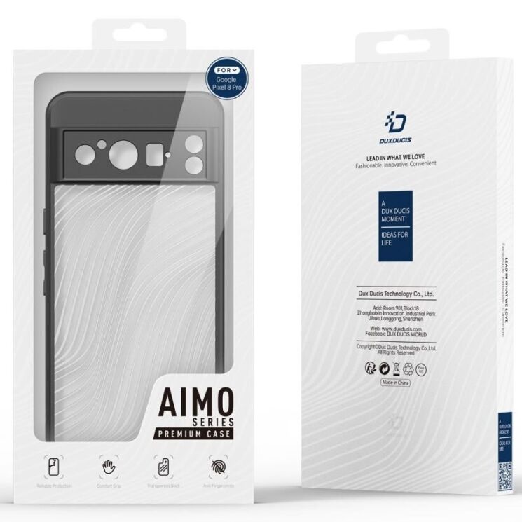 Защитный чехол DUX DUCIS Aimo Series для Google Pixel 8 Pro - Black: фото 13 из 13