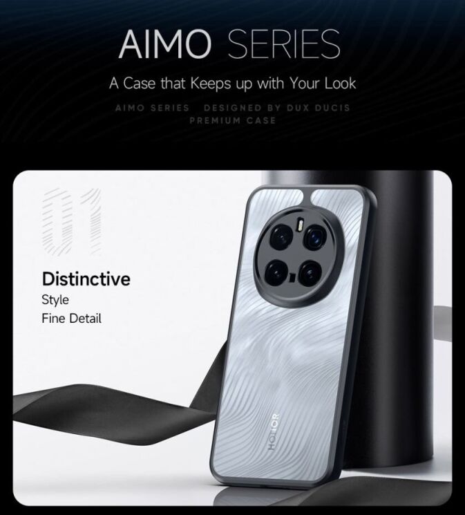 Защитный чехол DUX DUCIS Aimo Series для Honor Magic 7 Pro - Black: фото 10 из 13