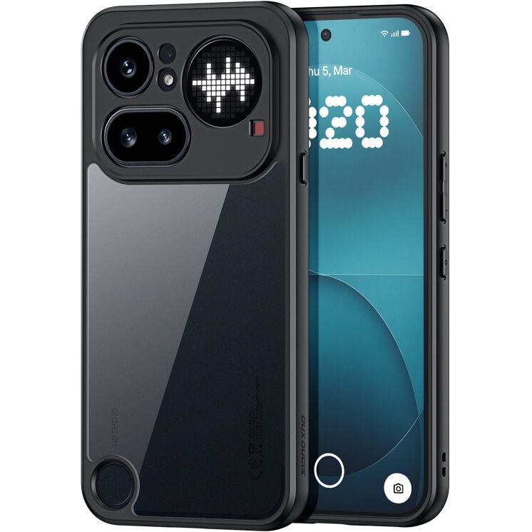 Защитный чехол DUX DUCIS Aimo Series для Nothing Phone (4a) Pro - Black (411401B) Защитный чехол DUX DUCIS Aimo Series для Nothing Phone (4a) Pro - Black: фото 1 из 9