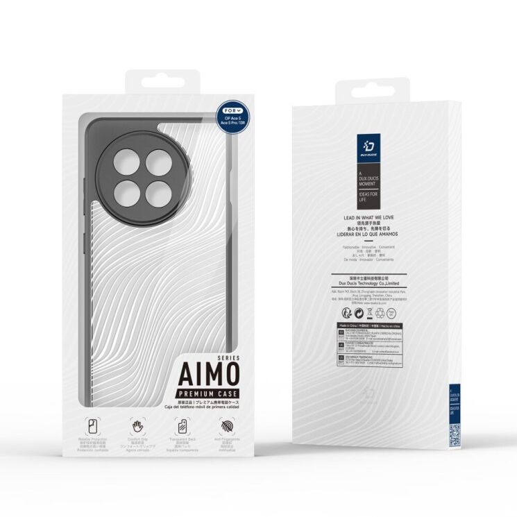 Защитный чехол DUX DUCIS Aimo Series для OnePlus 13R / Ace 5 / Ace 5 Pro - Black: фото 3 из 10