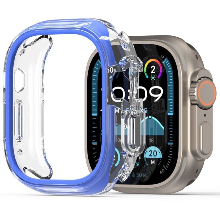 Защитный чехол DUX DUCIS Camo Series для Apple Watch Ultra / Ultra 2 (49mm) - Blue: фото 1 из 11