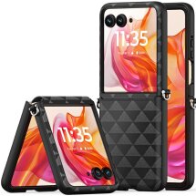 Защитный чехол DUX DUCIS Fitt Series для Motorola Razr 50 Ultra - Black: фото 1 из 12