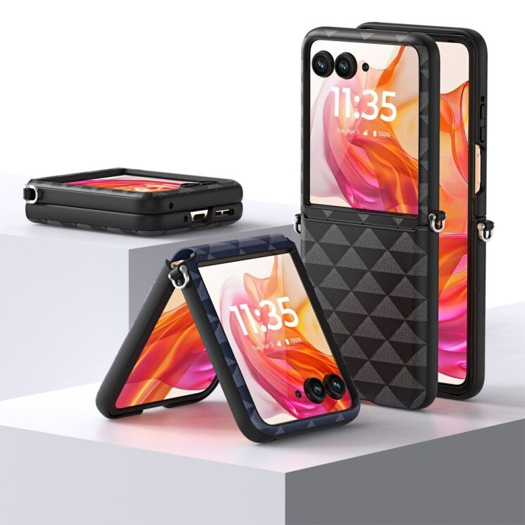 Защитный чехол DUX DUCIS Fitt Series для Motorola Razr 50 Ultra - Black: фото 4 из 12