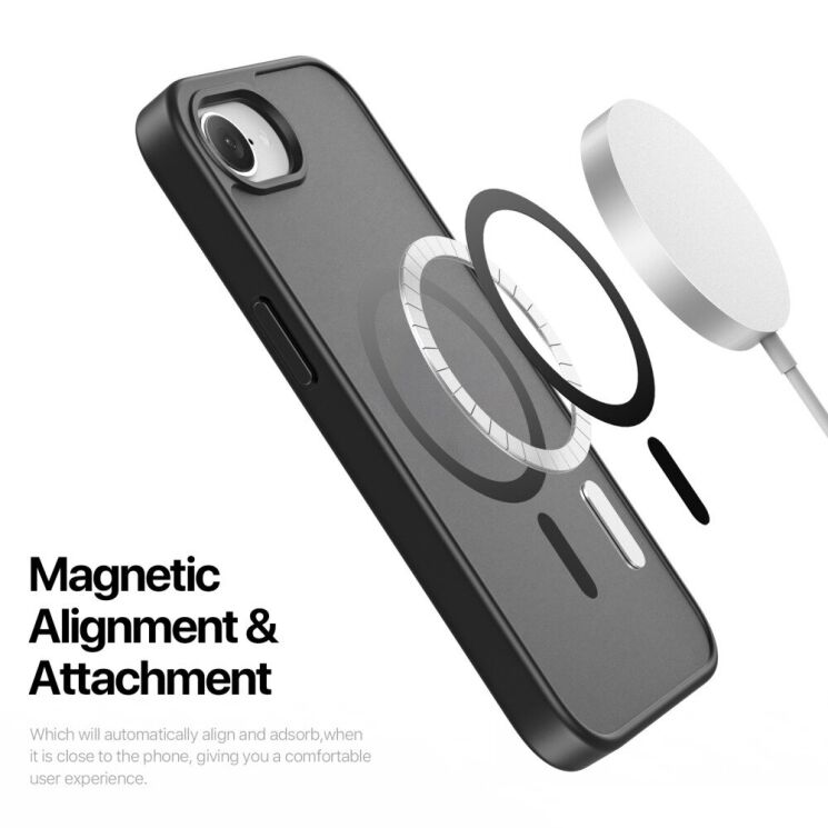 Защитный чехол DUX DUCIS Yind Series для Apple iPhone 16e - Black: фото 7 из 9