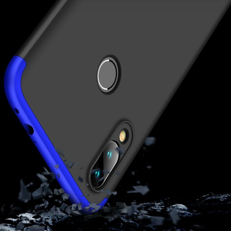Захисний чохол GKK Double Dip Case для Xiaomi Redmi 7 - Black / Blue: фото 4 з 6