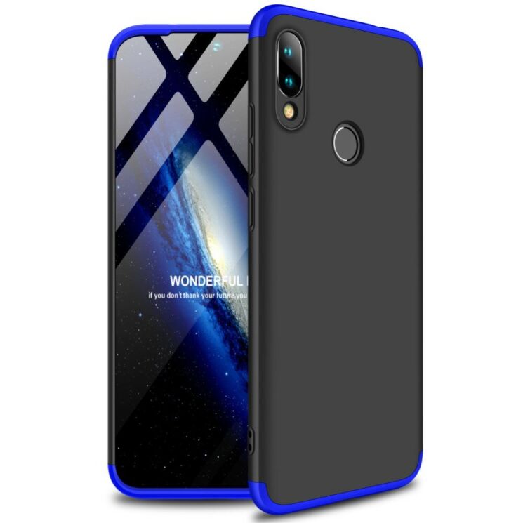 Захисний чохол GKK Double Dip Case для Xiaomi Redmi 7 - Black / Blue: фото 1 з 6