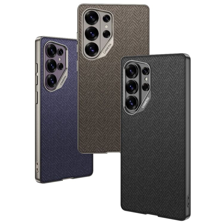 Защитный чехол GKK Fabric для Samsung Galaxy S26 Ultra - Brown: фото 8 из 8