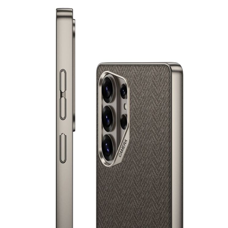 Защитный чехол GKK Fabric для Samsung Galaxy S26 Ultra - Brown: фото 2 из 8