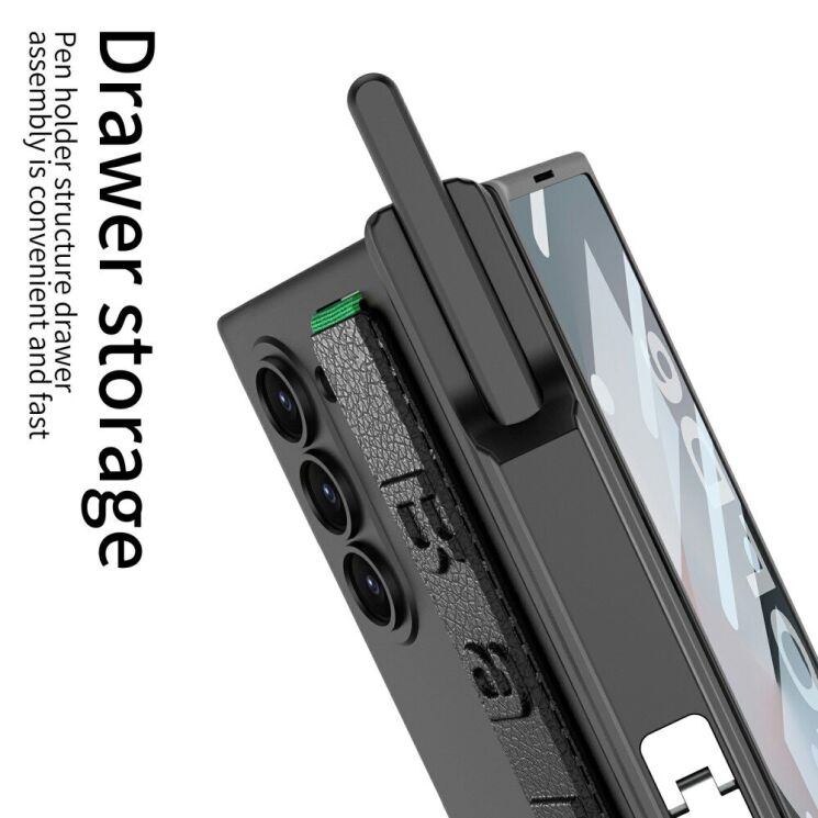 Защитный чехол GKK Standing Case для Samsung Galaxy Fold 6 - Grey: фото 7 из 9