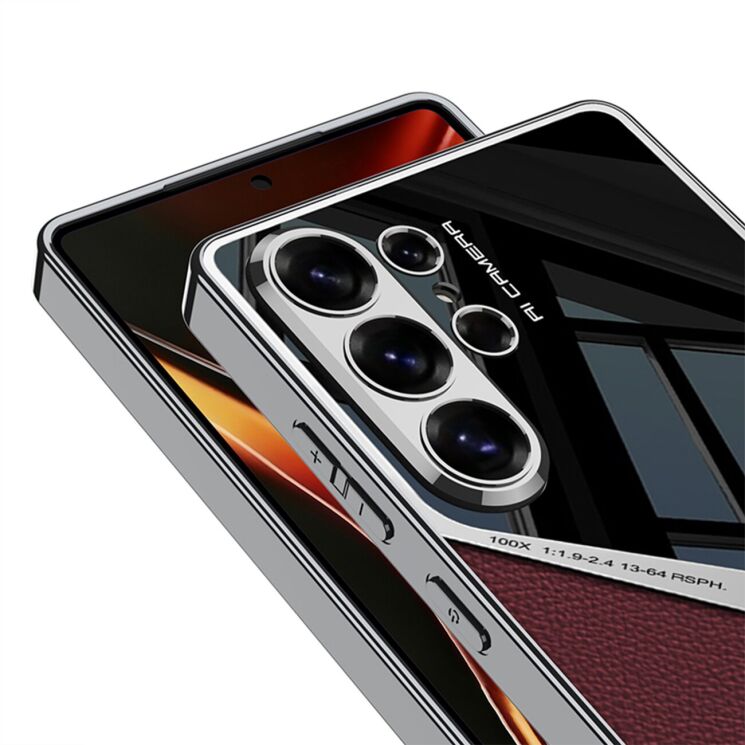 Защитный чехол GKK X Shape для Samsung Galaxy S26 Ultra - Black: фото 3 из 8