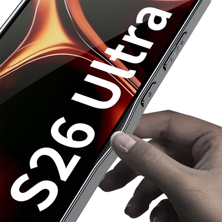 Защитный чехол GKK X Shape для Samsung Galaxy S26 Ultra - Black: фото 6 из 8