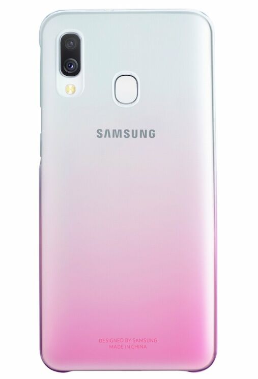 Защитный чехол Gradation Cover для Samsung Galaxy A40 (A405) EF-AA405CPEGRU - Pink: фото 1 из 5