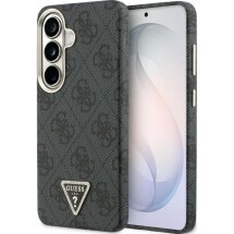 Защитный чехол Guess 4G Triangle Logo MagSafe для Samsung Galaxy S26 (S942) GUHMS26SP4GTDGMK - Black: фото 1 из 8