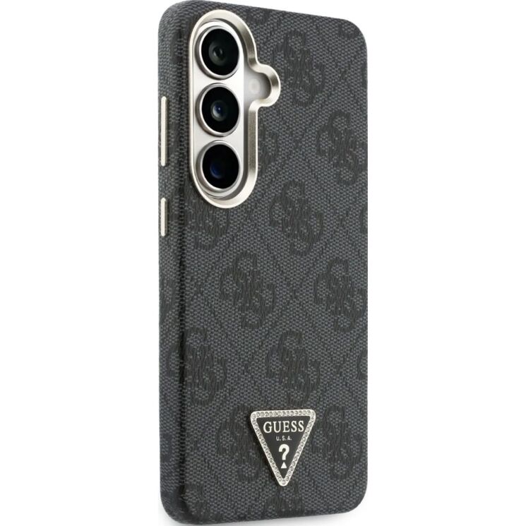 Защитный чехол Guess 4G Triangle Logo MagSafe для Samsung Galaxy S26 (S942) GUHMS26SP4GTDGMK - Black: фото 4 из 8