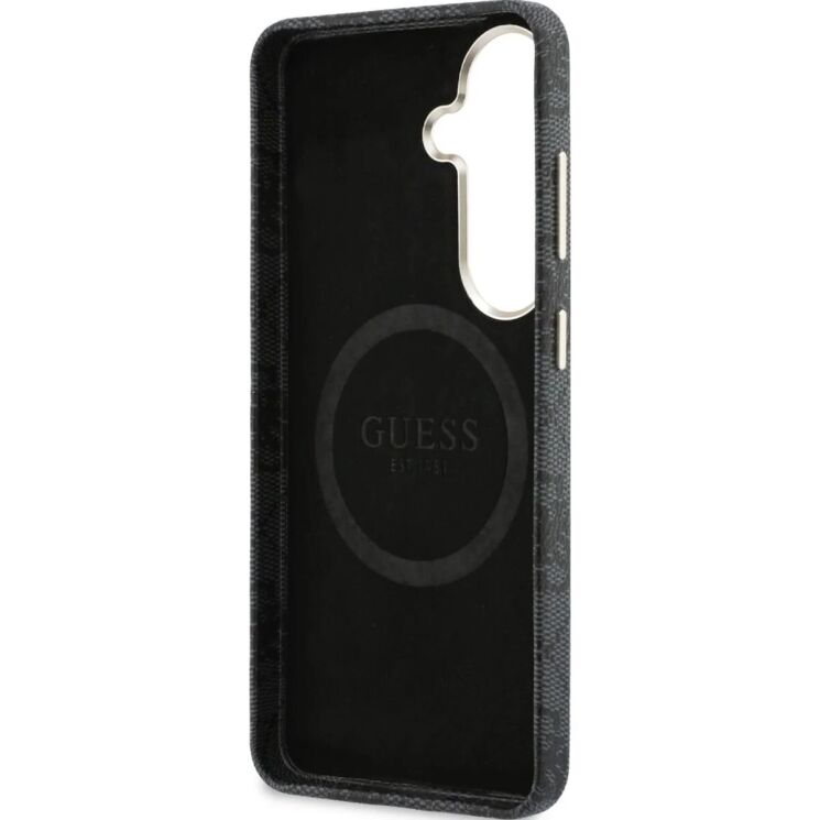 Защитный чехол Guess 4G Triangle Logo MagSafe для Samsung Galaxy S26 (S942) GUHMS26SP4GTDGMK - Black: фото 7 из 8