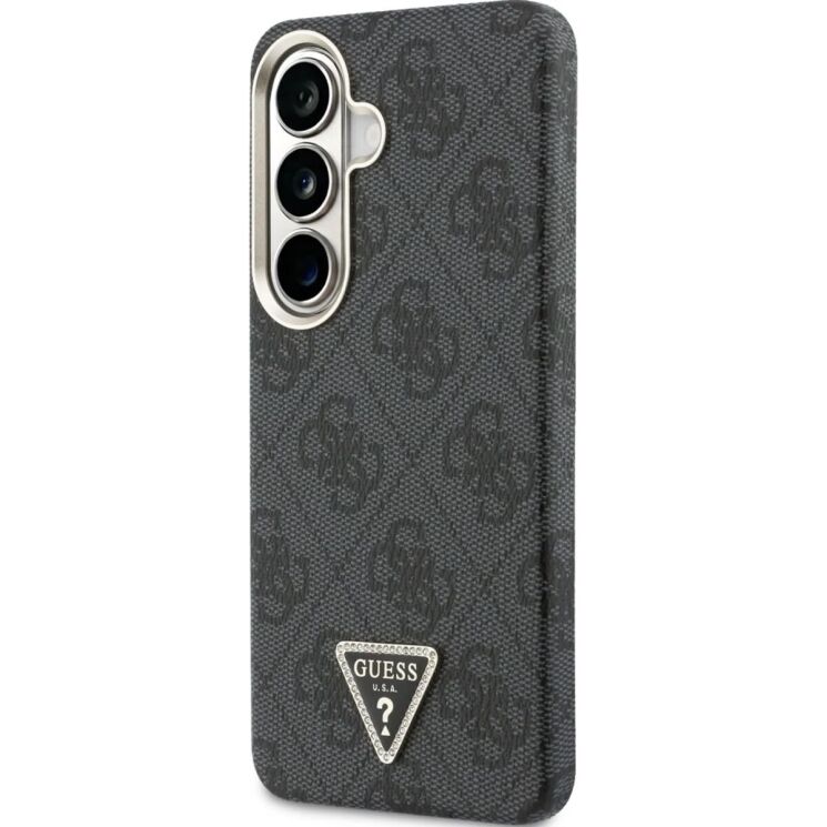 Защитный чехол Guess 4G Triangle Logo MagSafe для Samsung Galaxy S26 (S942) GUHMS26SP4GTDGMK - Black: фото 3 из 8