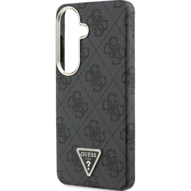 Защитный чехол Guess 4G Triangle Logo MagSafe для Samsung Galaxy S26 (S942) GUHMS26SP4GTDGMK - Black: фото 6 из 8