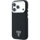Захисний чохол Guess Grained Triangle Logo MagSafe для iPhone 18 Pro Max / 17 Pro Max (GUHMP18XPGSMTLSK) - Black (423957B). Фото 4 з 7