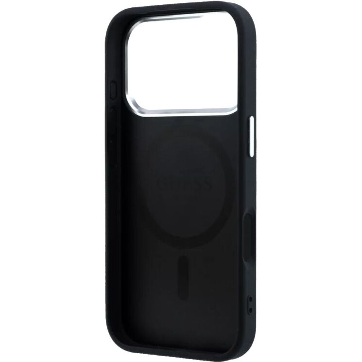 Захисний чохол Guess Grained Triangle Logo MagSafe для iPhone 18 Pro Max / 17 Pro Max (GUHMP18XPGSMTLSK) - Black (423957B) Захисний чохол Guess Grained Triangle Logo MagSafe для iPhone 18 Pro Max / 17 Pro Max (GUHMP18XPGSMTLSK) - Black: фото 6 з 7