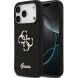 Защитный чехол Guess Silicone Big 4G Script для iPhone 17 Pro (GUHCP17LSC4GSMK) - Black (403272B). Фото 1 из 8