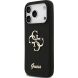 Защитный чехол Guess Silicone Big 4G Script для iPhone 17 Pro (GUHCP17LSC4GSMK) - Black (403272B). Фото 3 из 8