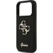 Защитный чехол Guess Silicone Big 4G Script для iPhone 17 Pro (GUHCP17LSC4GSMK) - Black (403272B). Фото 6 из 8