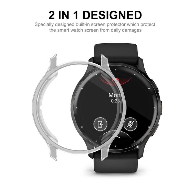 Захисний чохол HAT PRINCE Clear Cover для Garmin Venu 3 - Transparent: фото 3 з 8