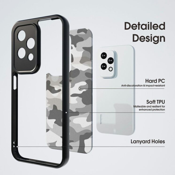 Захисний чохол IBMRS Military для Honor 200 Lite - Artistic Camouflage: фото 3 з 6