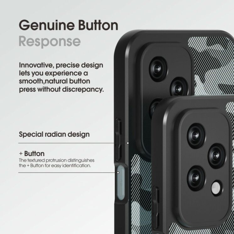 Захисний чохол IBMRS Military для Honor 200 Lite - Artistic Camouflage: фото 5 з 6