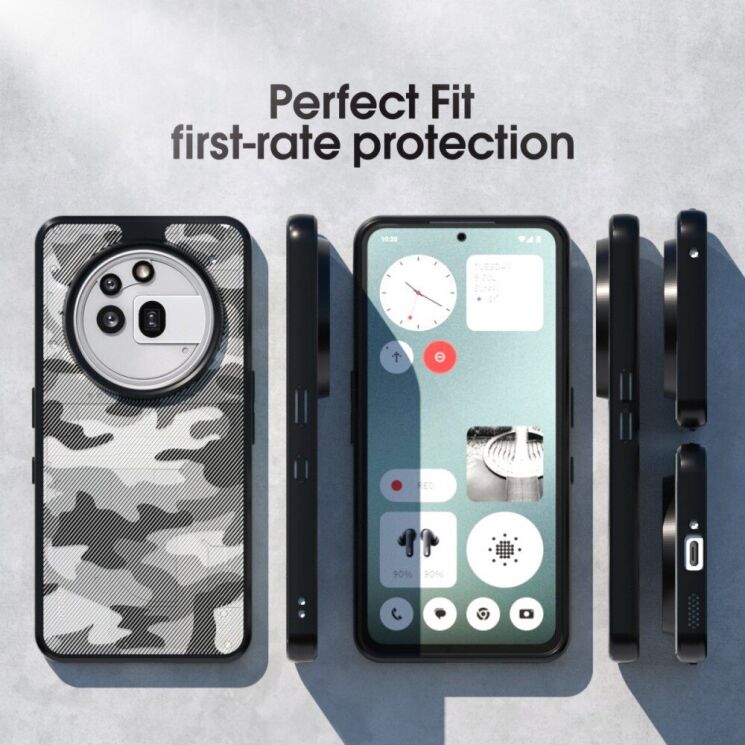Защитный чехол IBMRS Military для Nothing Phone (3a) Pro - Artistic Camouflage: фото 3 из 7