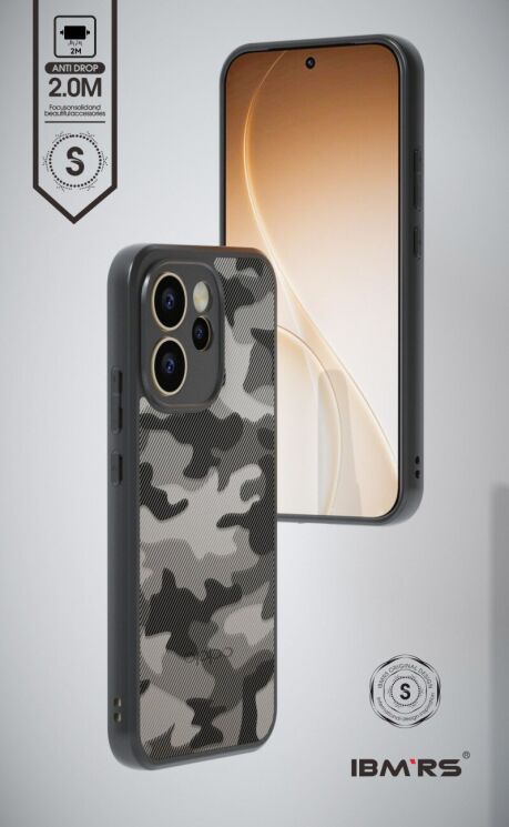 Защитный чехол IBMRS Military для OPPO Reno 15 F/FS - Artistic Camouflage: фото 2 из 7