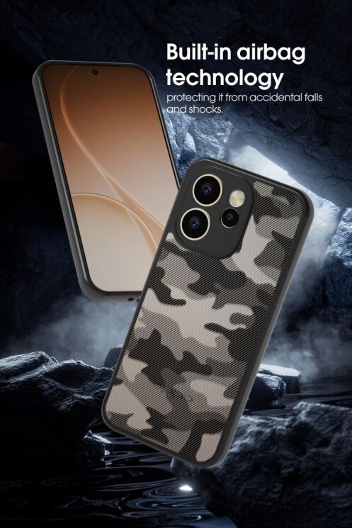 Защитный чехол IBMRS Military для OPPO Reno 15 F/FS - Artistic Camouflage: фото 4 из 7