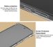 Защитный чехол IMAK Airbag MAX Case для Honor 200 - Transparent Black (364110H). Фото 9 из 11