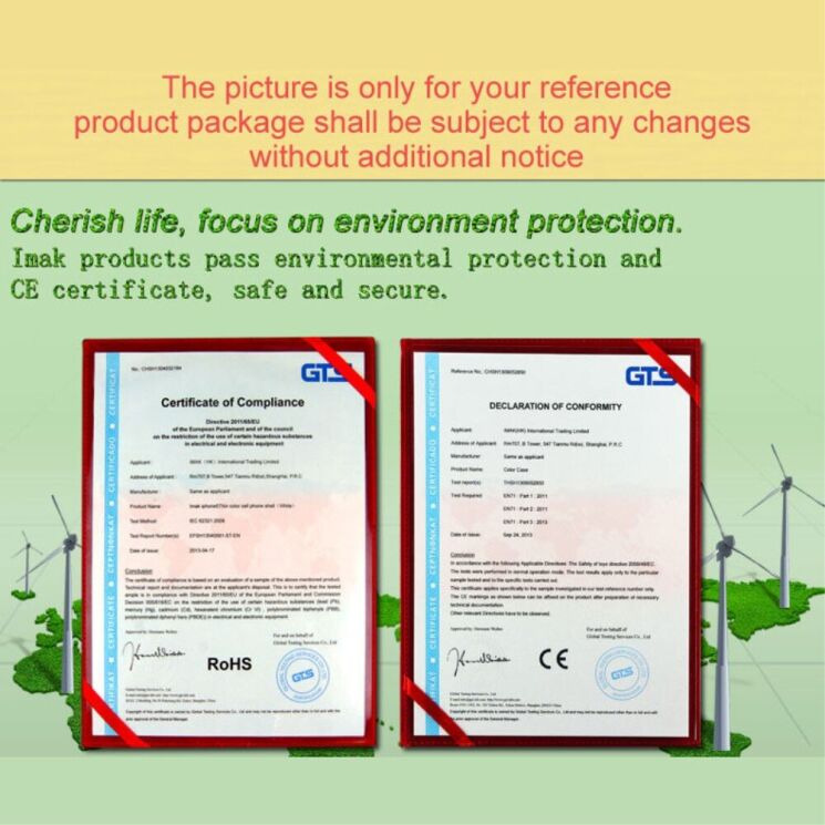 Чохол з посиленими кутами IMAK Airbag MAX Case для Motorola Moto G100 - Transparent Black: фото 12 з 12