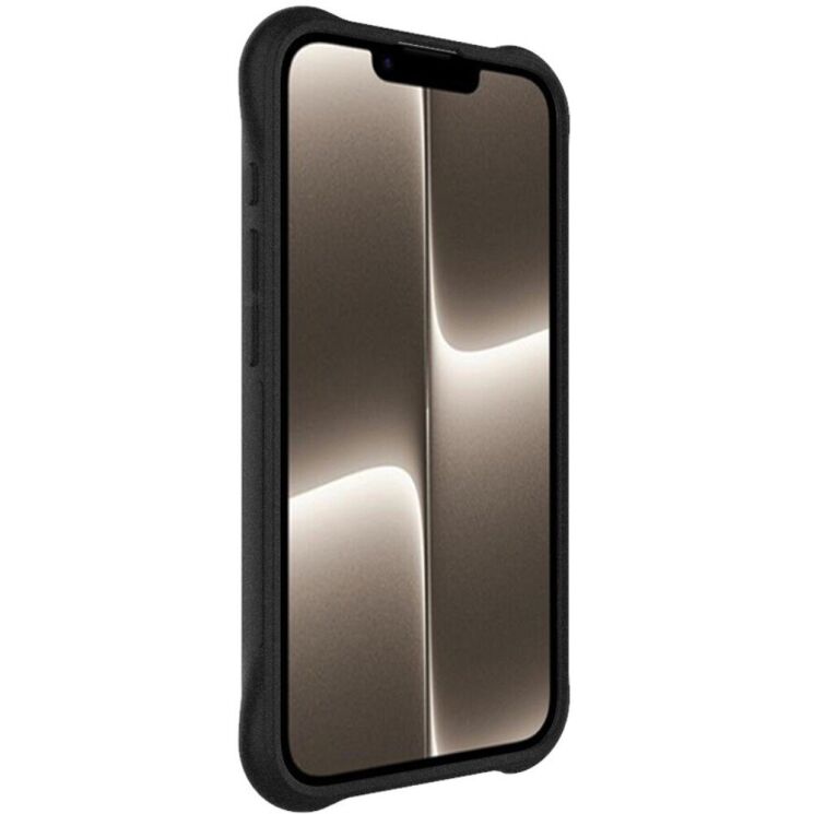 Защитный чехол IMAK Airbag Sand Case для Apple iPhone 16e - Matte Black: фото 3 из 9