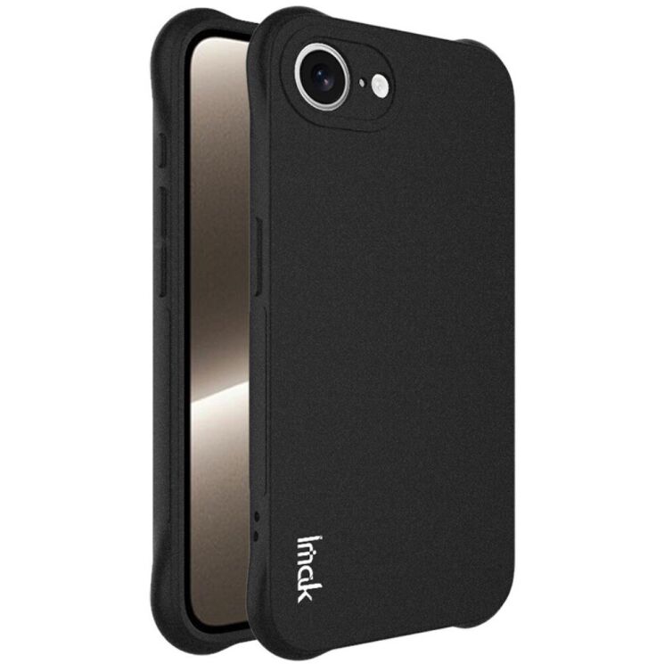 Защитный чехол IMAK Airbag Sand Case для Apple iPhone 16e - Matte Black: фото 1 из 9