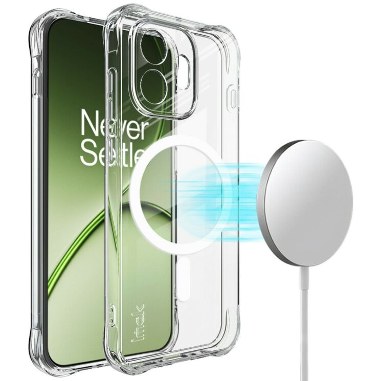 Захисний чохол IMAK Space Shield MagSafe для OnePlus 15T - Transparent: фото 1 з 10