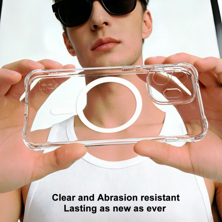 Захисний чохол IMAK Space Shield MagSafe для OnePlus 15T - Transparent: фото 4 з 10