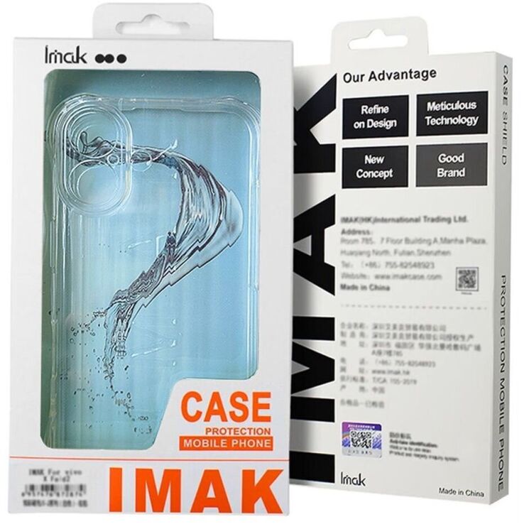 Защитный чехол IMAK Space Shield MagSafe для Samsung Galaxy S25 Plus (S936) - Transparent: фото 8 из 8