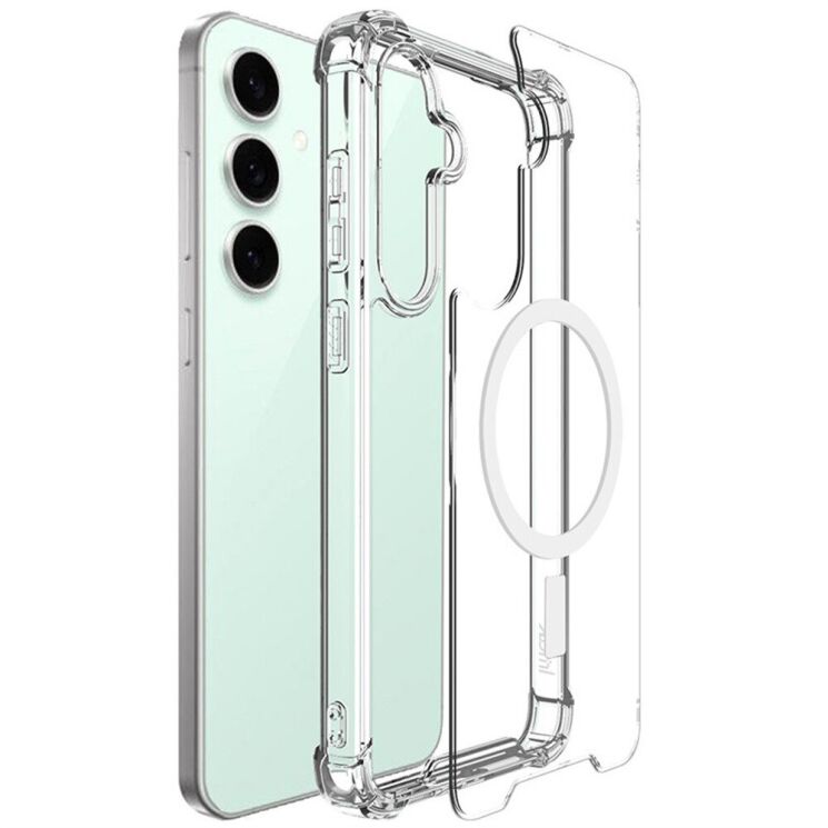 Защитный чехол IMAK Space Shield MagSafe для Samsung Galaxy S25 Plus (S936) - Transparent: фото 2 из 8