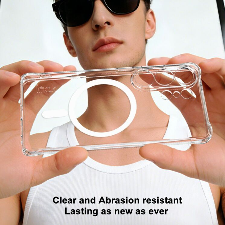 Захисний чохол IMAK Space Shield MagSafe для Samsung Galaxy S26 Ultra (S948) - Transparent: фото 4 з 10