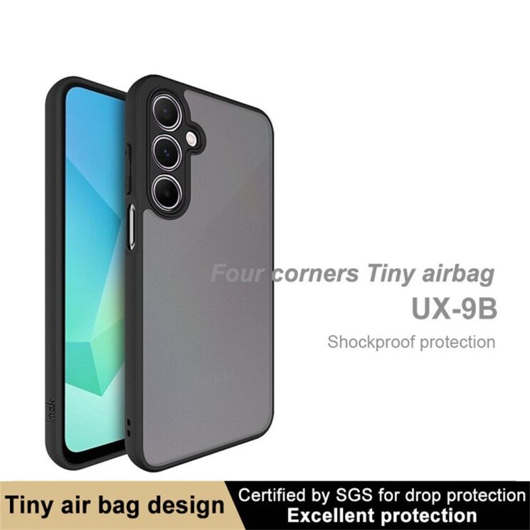 Захисний чохол IMAK UX-9B Series для Samsung Galaxy A16 (A165) - Black: фото 6 з 13