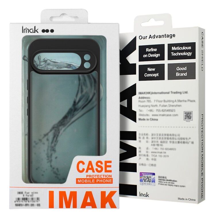 Захисний чохол IMAK UX-9B Series для Samsung Galaxy A16 (A165) - Black: фото 5 з 13