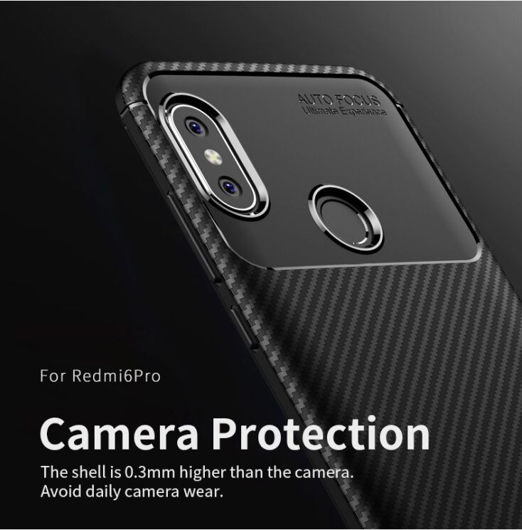 Защитный чехол IPAKY Fusion для Xiaomi Redmi 6 Pro / Mi A2 Lite - Brown: фото 5 из 11