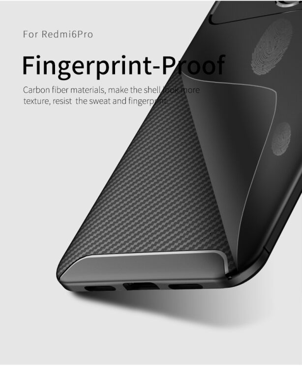 Защитный чехол IPAKY Fusion для Xiaomi Redmi 6 Pro / Mi A2 Lite - Brown: фото 6 из 11