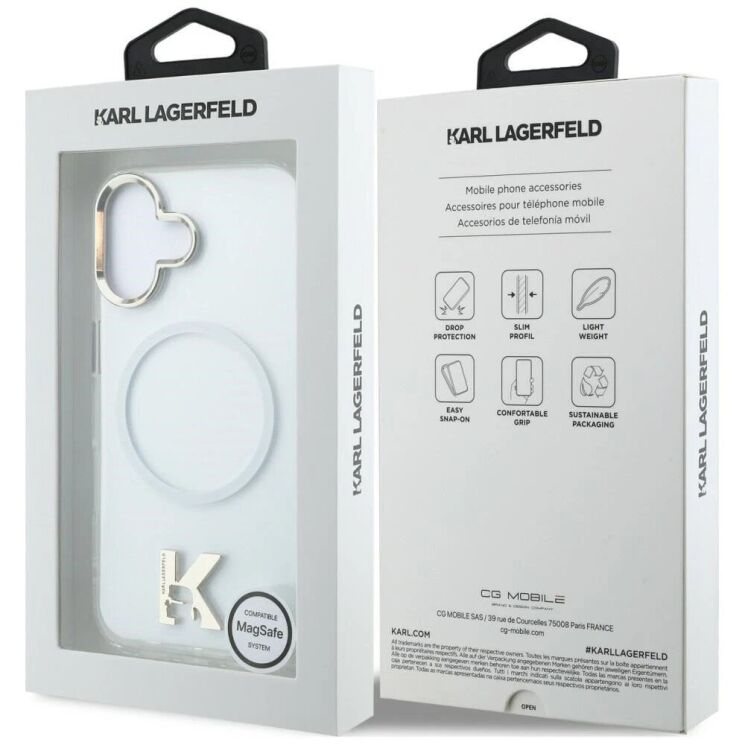 Защитный чехол Karl Lagerfeld IML K Head Logo MagSafe для iPhone 17 (KLHMP17S5HTMKHDH) - Clear (407726C) Защитный чехол Karl Lagerfeld IML K Head Logo MagSafe для iPhone 17 (KLHMP17S5HTMKHDH) - Clear: фото 8 из 8