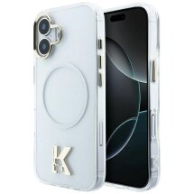 Защитный чехол Karl Lagerfeld IML K Head Logo MagSafe для iPhone 17 (KLHMP17S5HTMKHDH) - Clear: фото 1 из 8