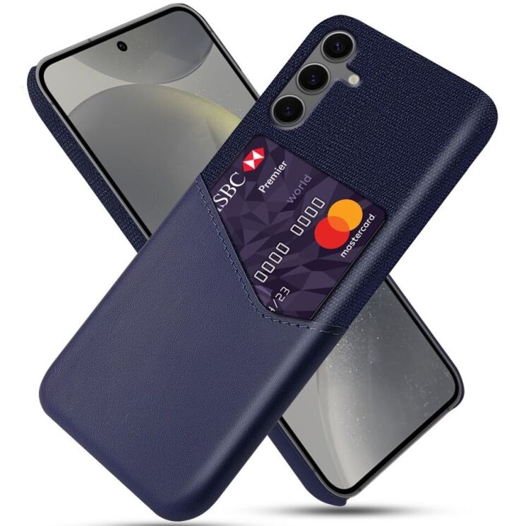 Защитный чехол KSQ Business Pocket для Samsung Galaxy S24 FE (S721) - Blue: фото 1 из 4