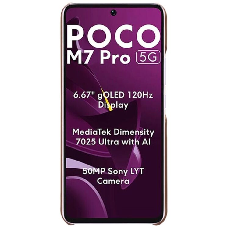 Защитный чехол KSQ Pocket Case для Xiaomi Poco M7 Pro - Brown: фото 4 из 5
